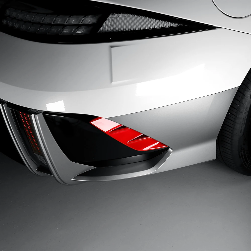 

Для Hyundai IONIQ 6 2023-2025: Накладка на задний противотуманный фонарь из карбона, аксессуар для экстерьера автомобиля