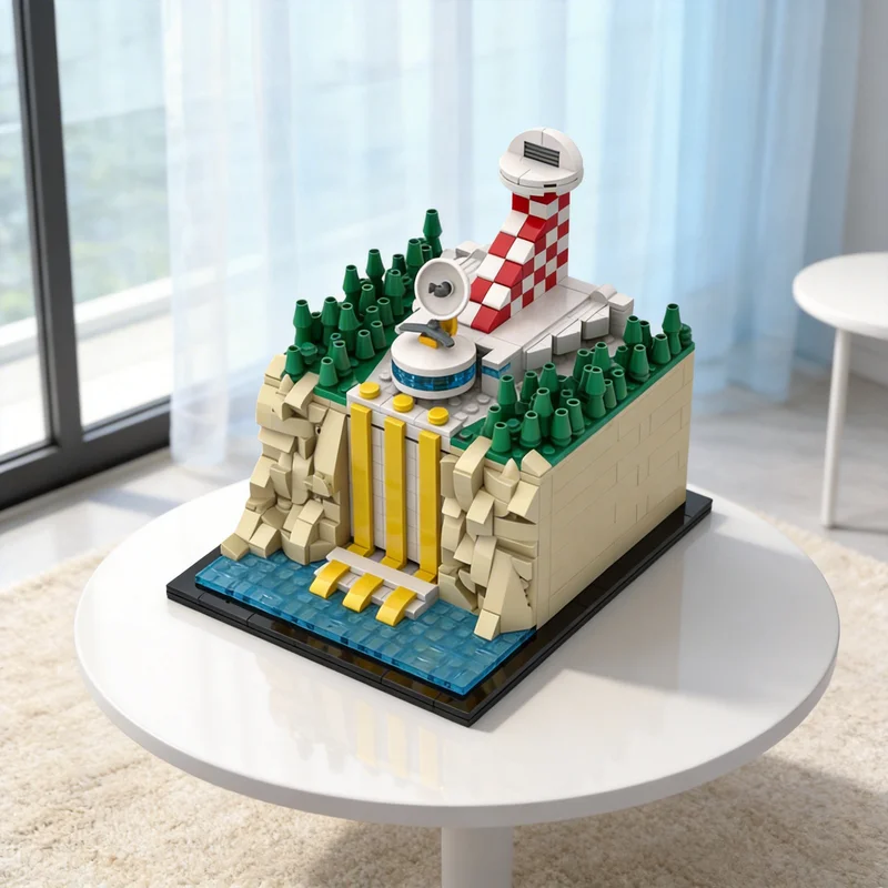 

609pcs MOC Grendizer Space Research Center RENEWAL Architecture Model Building Blocks Creative DIY Gift Display Decor Assemble