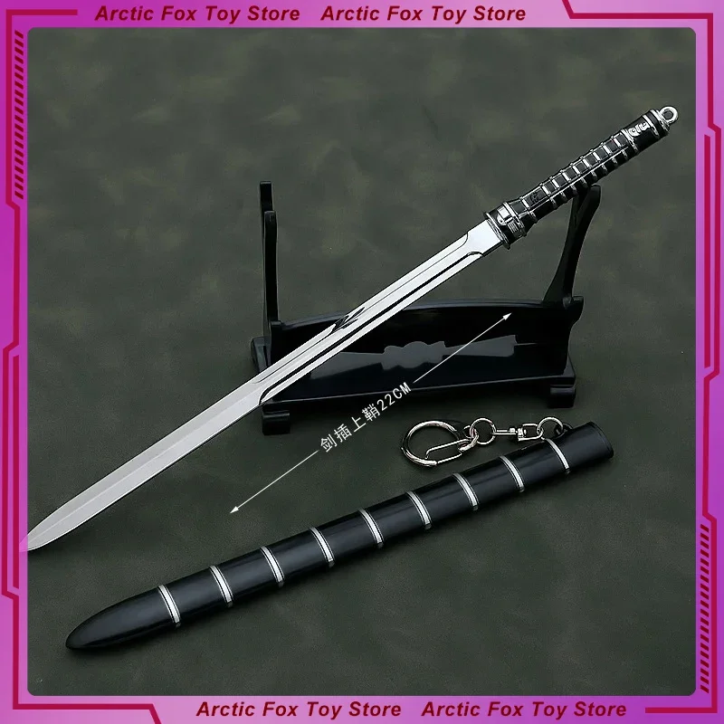 Arme épée The mesurost King, lame TV, chasseur de vampires, arme de jeu de mêlée non coupée, modèle de jeu, jouets cadeaux d'anniversaire, 22cm