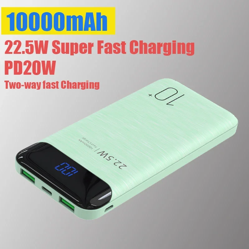 20000mAh Power Bank 22.5W PD ricarica rapida Powerbank batteria portatile ricarica rapida per iPhone 13 Xiaomi Huawei PoverBank 10000