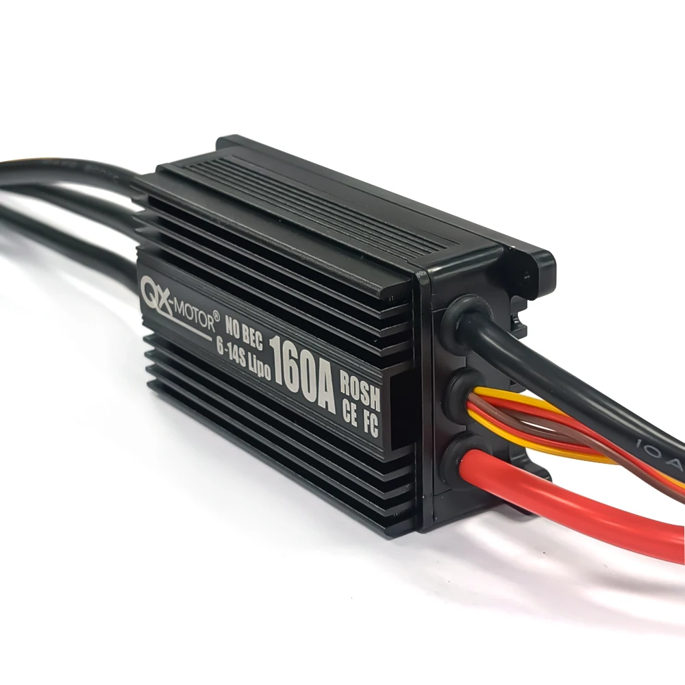 QX-MOTOR 160A 6-14S Lipo Brushless ESC No BEC for 90MM EDF Remote Control Toy Parts