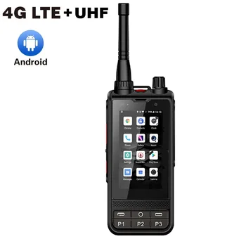 ANYSECU W6PLUS 안드로이드 10 4G 네트워크 라디오, UHF 400-470Mhz 워키토키, 와이파이 잠금 해제 POC 라디오, REAL-PTT 젤로 작동, 신제품