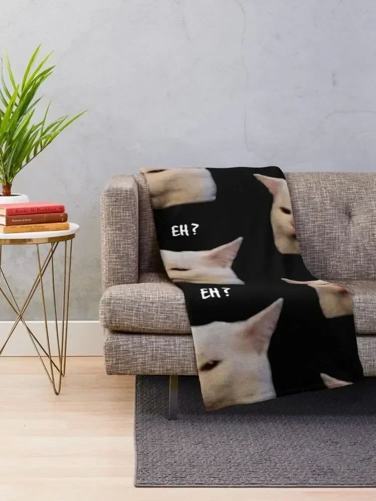 Smudge the cat, table cat -funny memes Throw Blanket Blankets For Bed wednesday Bed covers Blankets