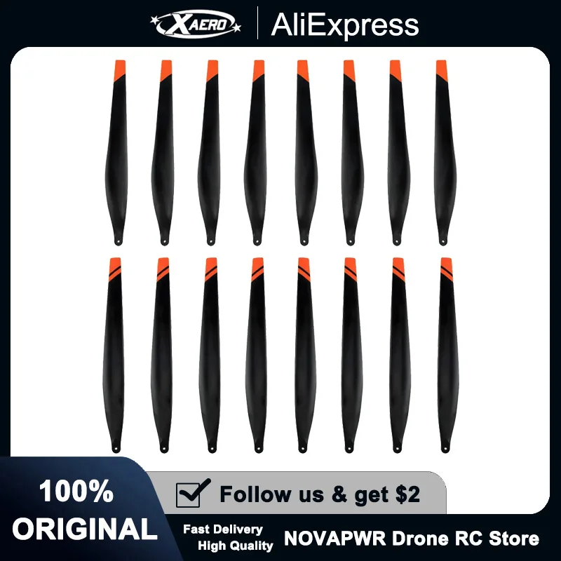 Anti-Corrosion Propeller Set for DJI T50 T40 T20P - High Carbon 5413/5415 Blades for Chemical Spraying & Fertilizer Spreading