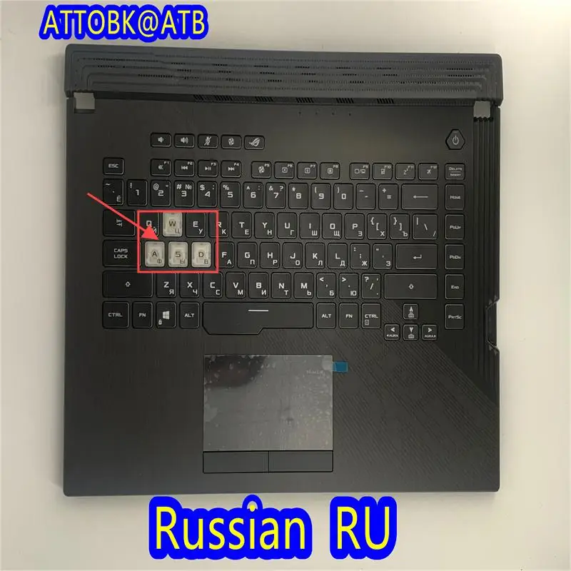 US/Russian Laptop Keyboard For ASUS ROG Strix G531 G531G G531GV G531GU G531GT GL531 G531GW RGB Backlight C Shell