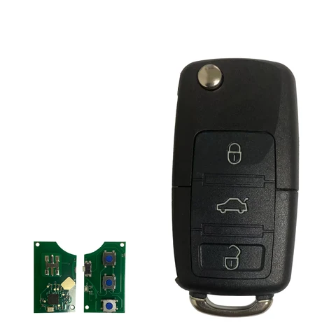 Дистанционный ключ от машины Okey для VW Volkswagen Golf Passat Polo Jetta Touran Bora Sharan ASK 5FA 009263 -10 1K 0959753 G 433 МГц ID48