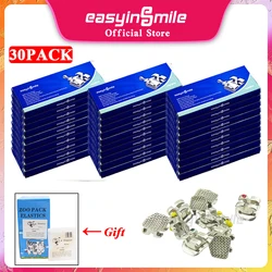 30pACKS Easyinsmile Dental Material for Metal Orhto Bracket Mini Braces Roth / MBT 345 022 Newest Type High Quality