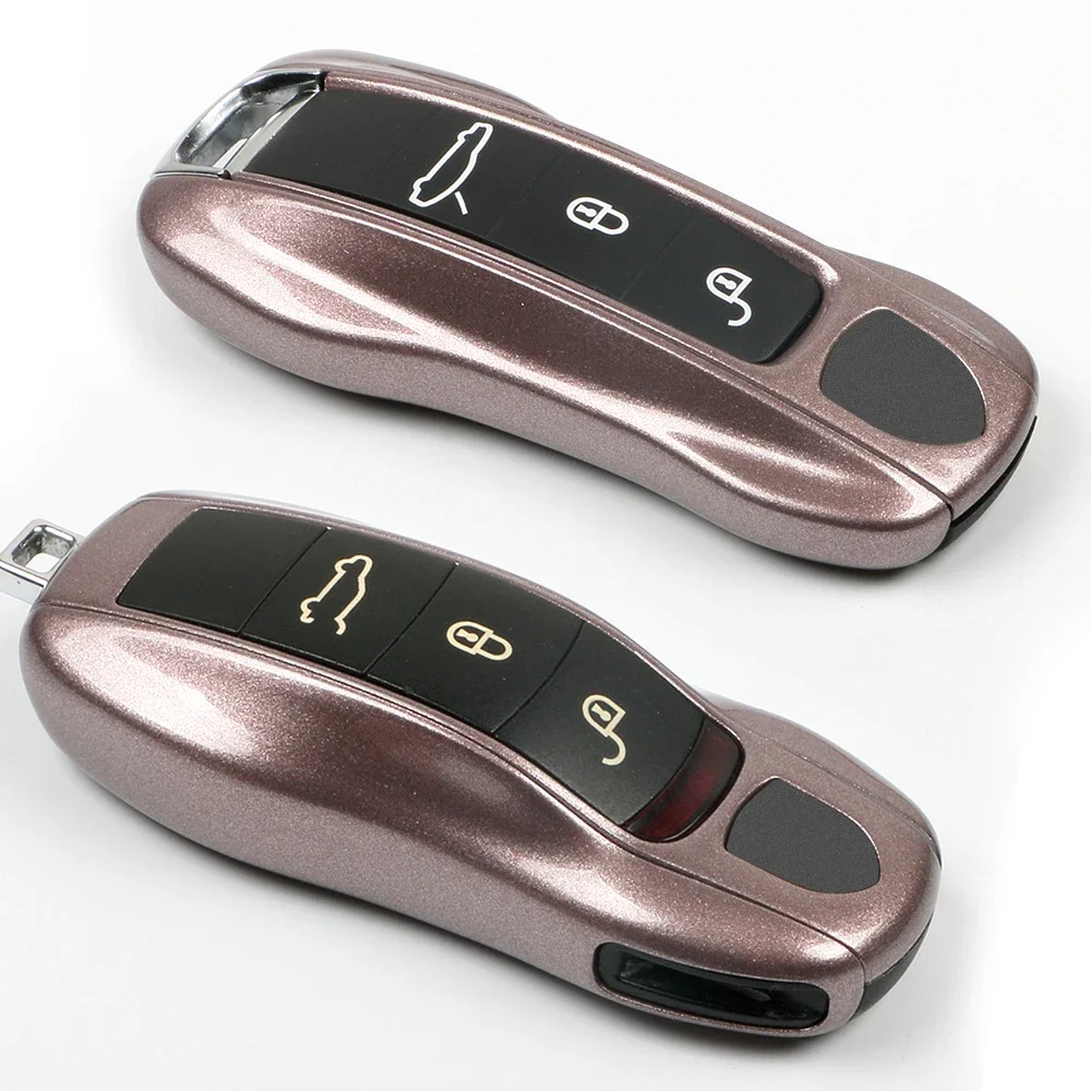 Car Key Case Cover Fob Shell For Porsche Cayman Panamera Cayenne Carrera Macan Boxster 911 970 981 991 781 971 9YA Aaccessories