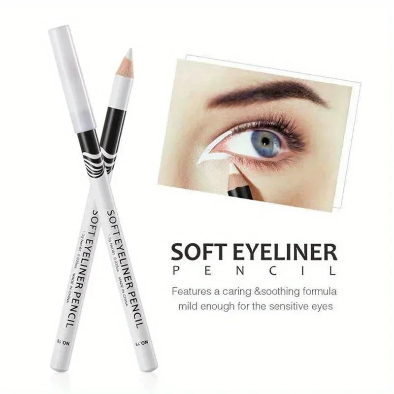 Eyeliner Pencil Eye Styling Pen Professional Portable Quick-dry Eye Liner Pen White for Female Make Up Beauty Cosmetics Tools