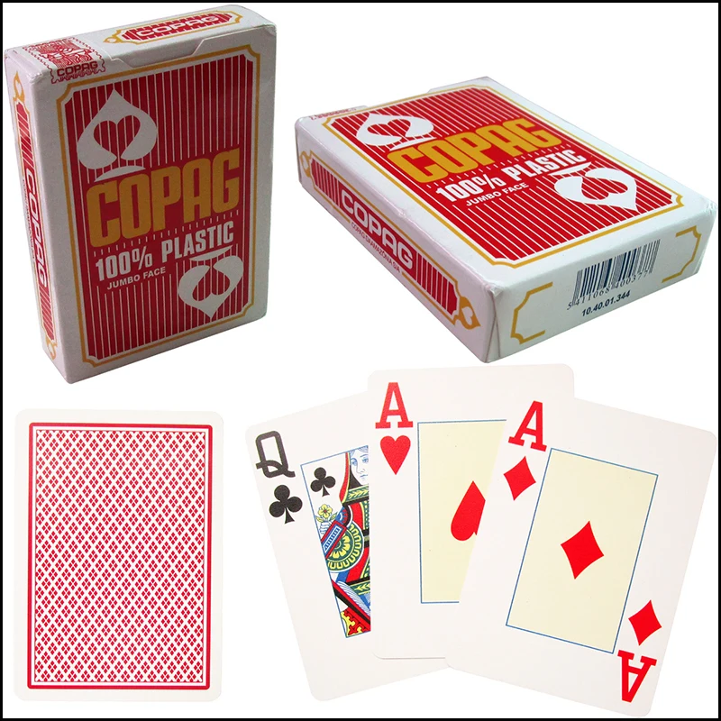 Premium plastic pokerkaarten Texas speelkaarten Standaard verzegelde decks Magic Dmagic Waterdicht groot aantal pokercadeaupollectie