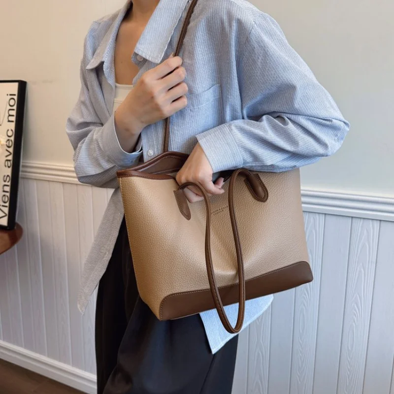 

Женская сумка из кожи с принтом виноградной лози и Париж Модный винтажный легкий мягкий повседневный современный стиль ​