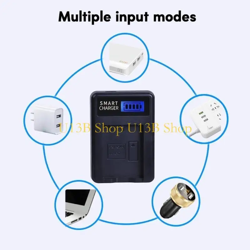 U13B LP-E17 LPE17 E17 LCD USB Battery for EOS T6i 750D 800D