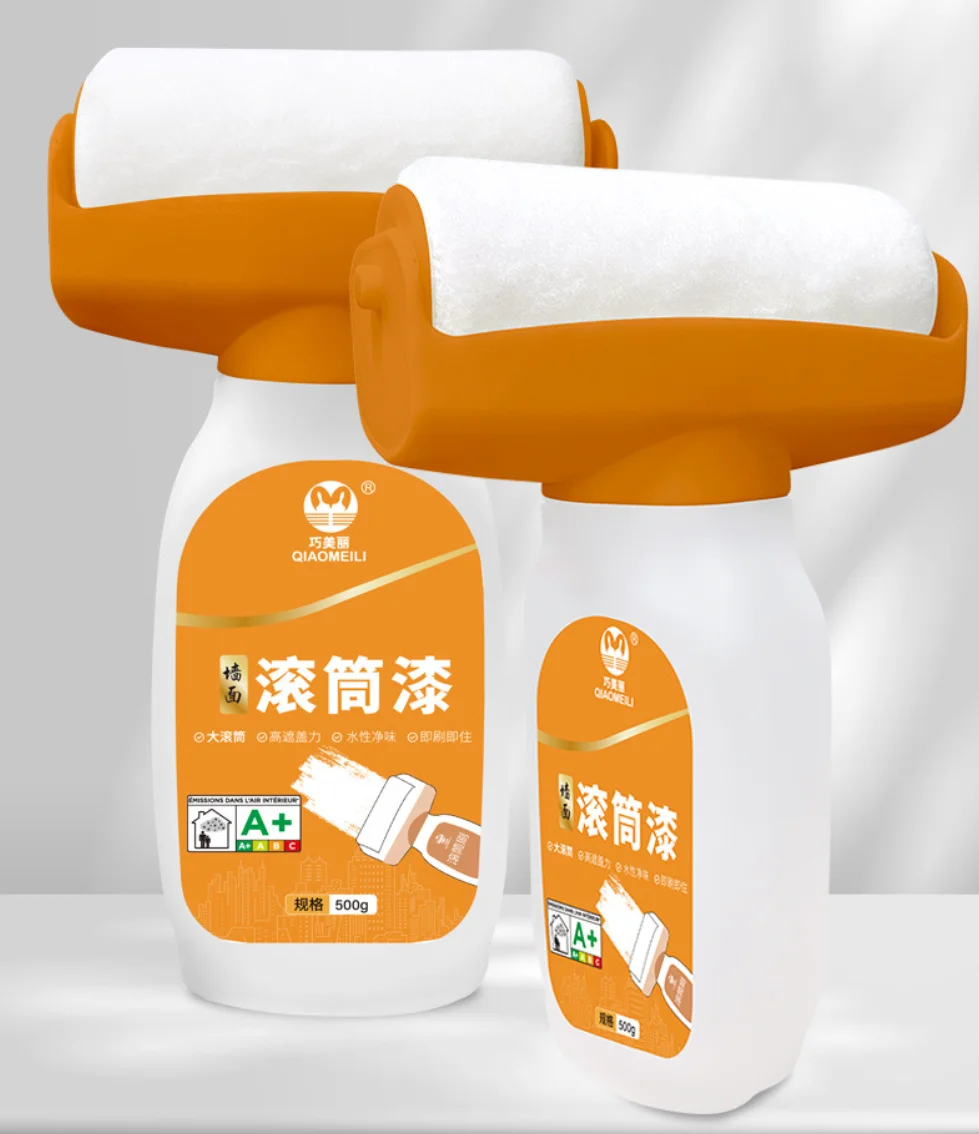 500g Wall Repair Rolling Paint Refinish Paint Roller Brush Wall Net-Odor Repair  Repair Paint Wall Tool for Tile