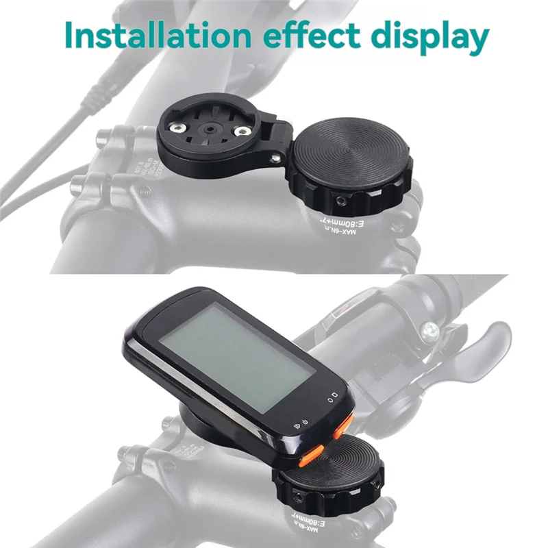 A89E-Bicycle Computer Stem Top Cap Mount Holder Adjustable For Garmin Bryton Wahoo IGPSPORT For Airtag Bike Computer Mount