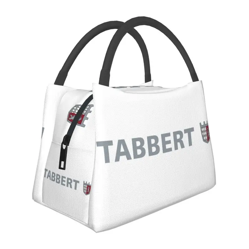 

Tabbert Caravan Logo Resuable Lunch Boxes Women Waterproof Cooler Thermal Food Insulated Lunch Bag Travel Work Pinic Container