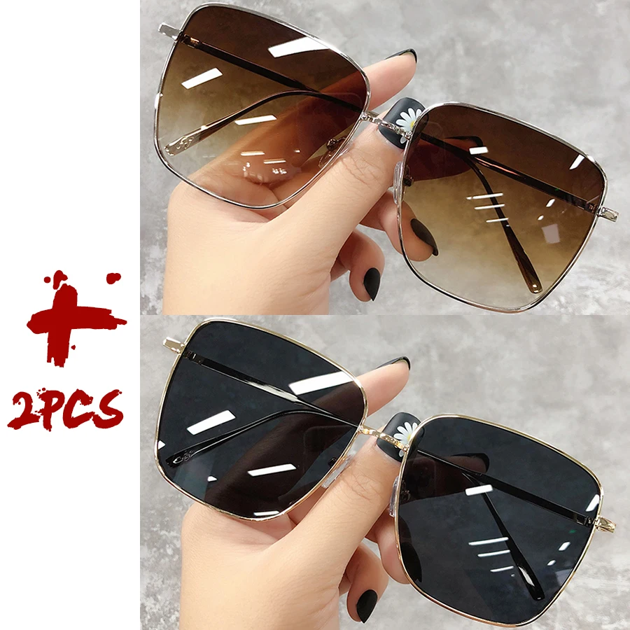 Sonnenbrille Frauen Luxus Platz Männer Fahren Reise Marke Design Gradienten Vintage Sonnenbrille Weibliche Unisex Retro Oculos Neue 2026 – Detail 16