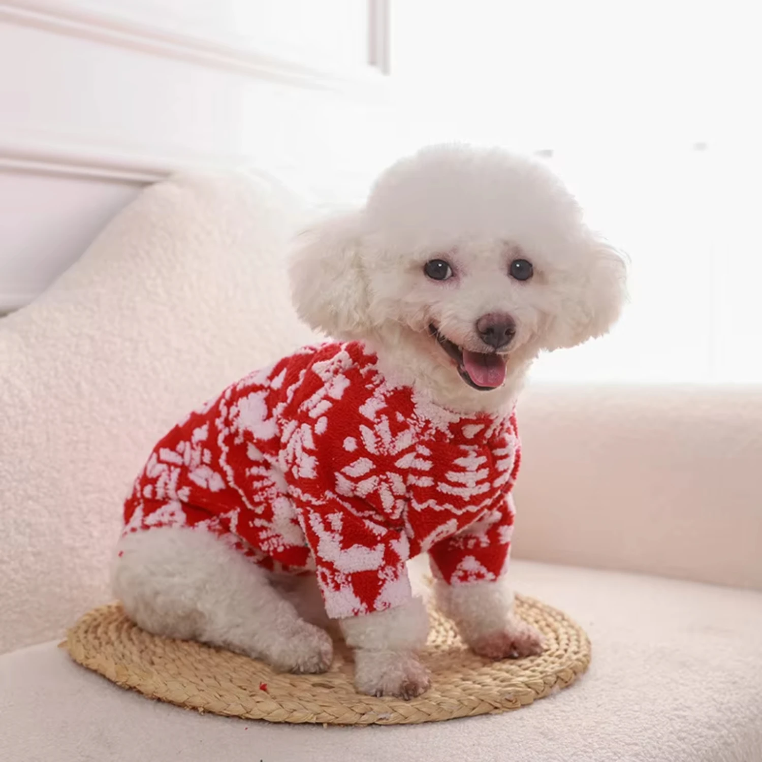 

Christmas Elk Pet Costume Autumn Winter Dog Coat Jacket Warm Pets Dog Sweater Clothes for Dogs Cats Pet Supplies