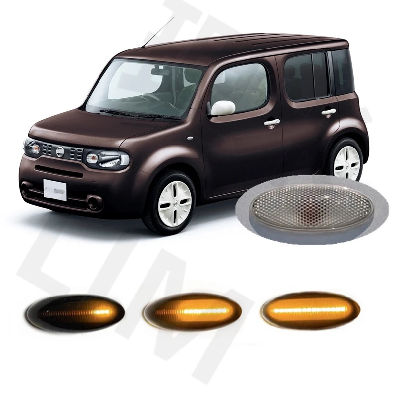 for Nissan Cube Z12 2009 2010 2011 2012 2013 2014 Sequential Lamp Dynamic LED Indicator Side Marker Signal Light Accessories