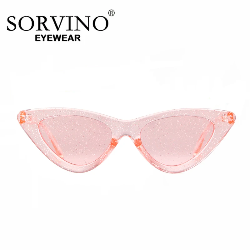 نظارات شمسية SORVINO Fashion للحفلات الفلورسنت UV400 Candy Jelly Cat Eye Festival نظارات شمسية لحفلات أعياد الميلاد والهالوين