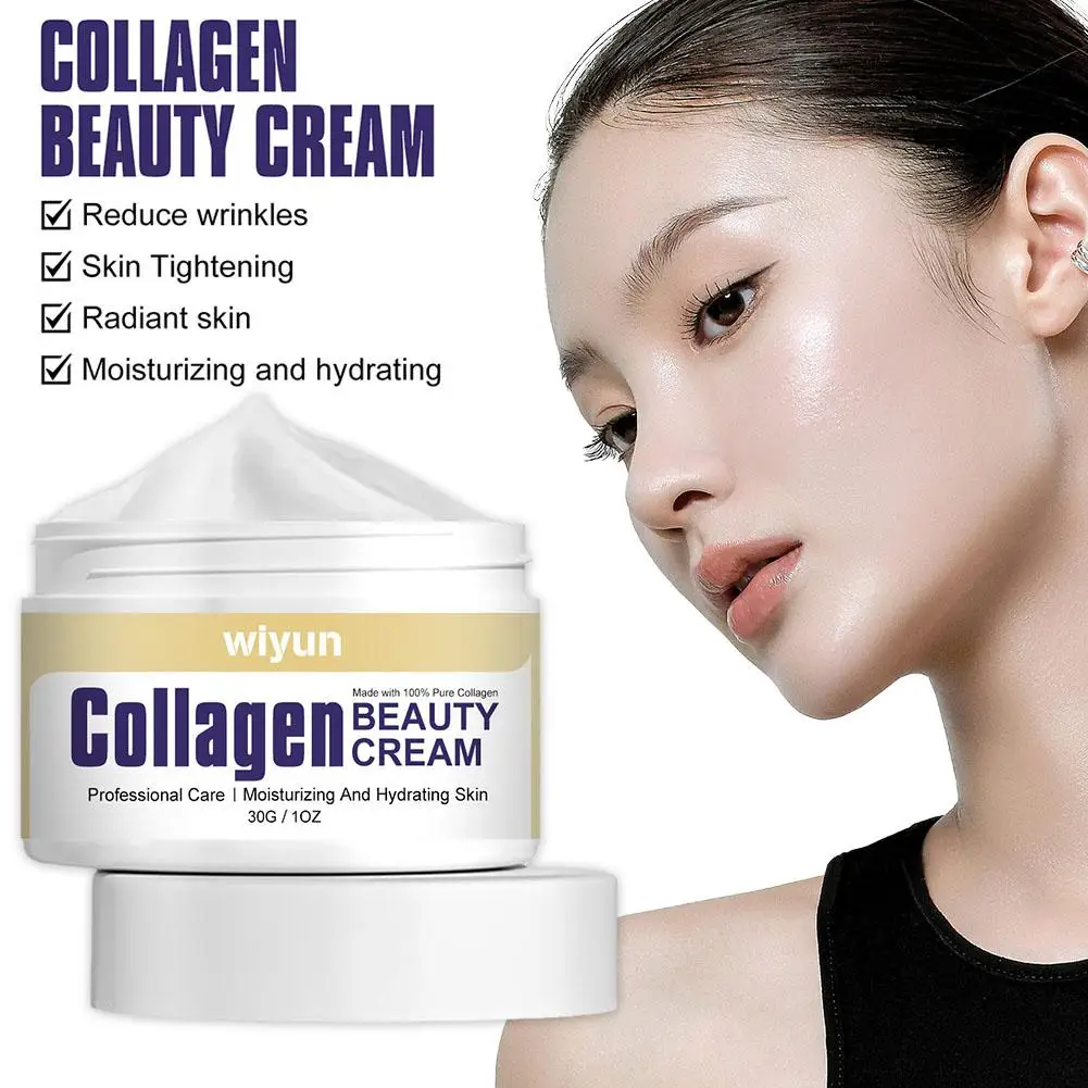 Creme de Remoção de Rugas de Colágeno, Fade Fine Lines, Firming, Puffiness, Beleza, Apertar, Levantamento, Cuidado Hidratante, Melhorar Anti-Envelhecimento, Novo