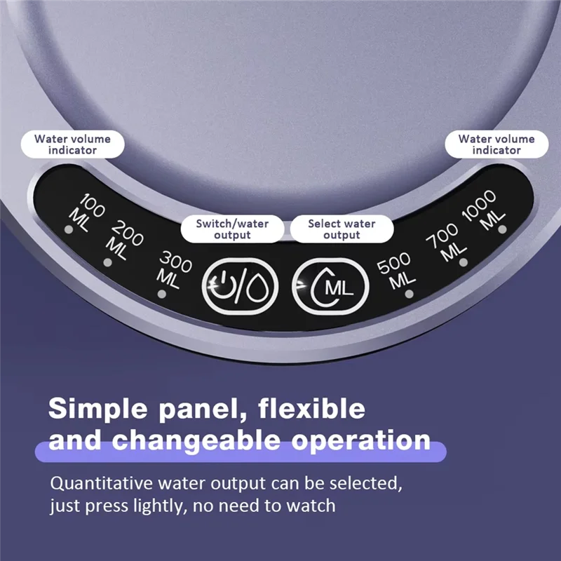 مضخة مياه كهربائية SANQ مع صينية جهاز شفط المياه النقية المنزلية جهاز إمداد المياه التلقائي للمياه المعبأة في زجاجات