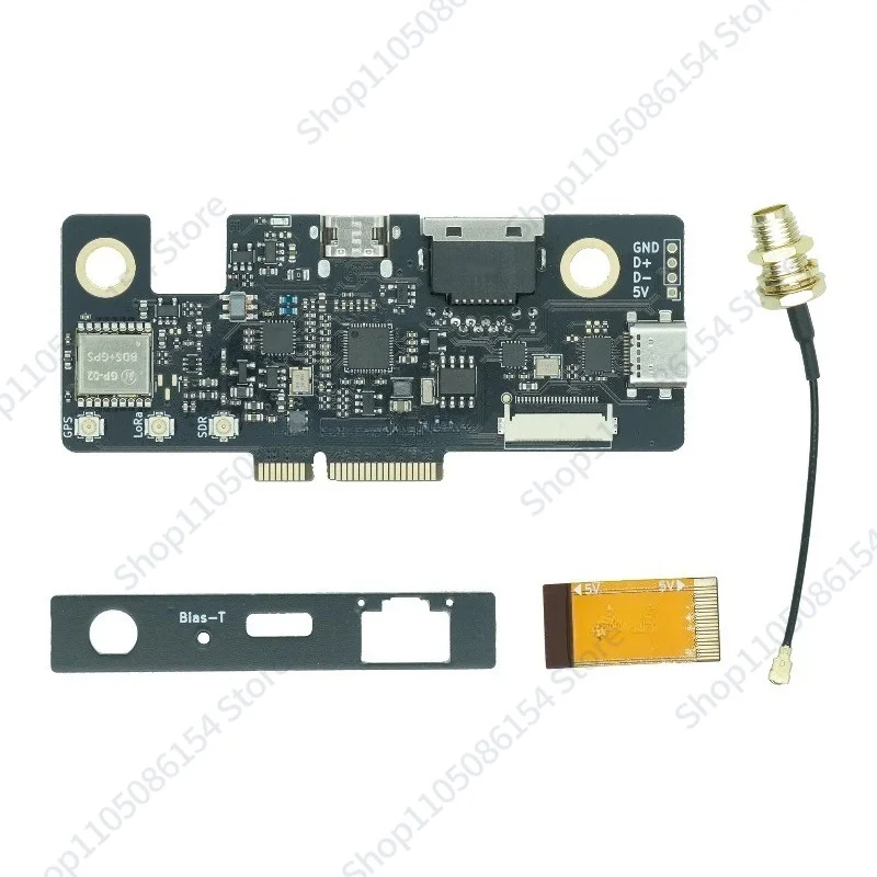 RTL-SDR/GPS/RTC/USB Hub all-in-one expansion board