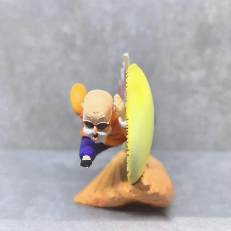 ドラゴンボールZアクションフィギュア,悟空,クリリン,マスターロシ,像の装飾,おもちゃのモデル,誕生日プレゼント,6cm, 2.36インチ