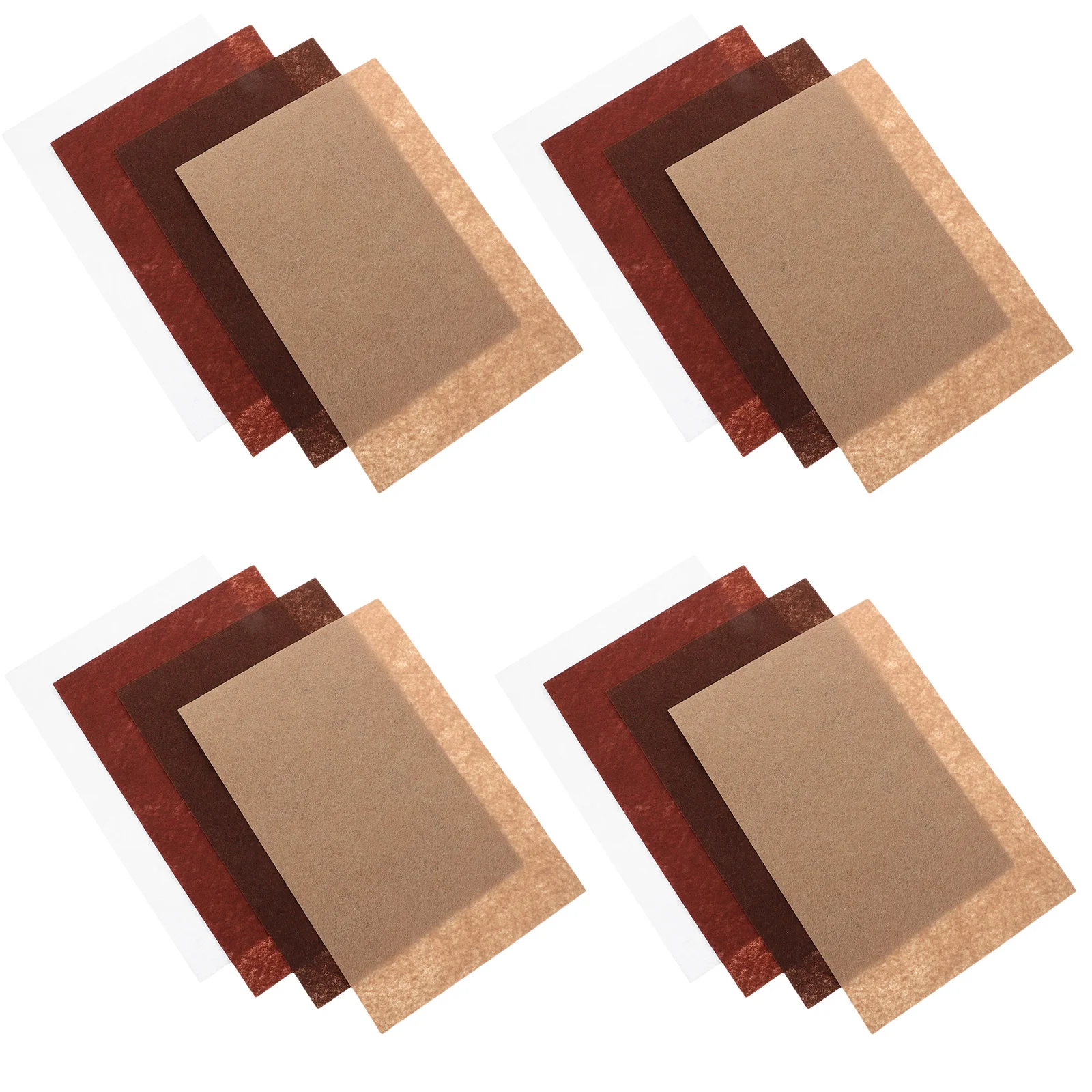 

20Pcs Craft Felt Sheets Nonwoven Fabric Creative DIY Material Soft Texture Easy Cutting Sewing Family Projects