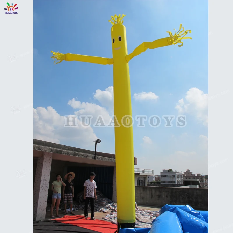 free door shipping,6m air dancer tube man,advertise outdoor one single leg dance dancing man,inflatable sky dancer