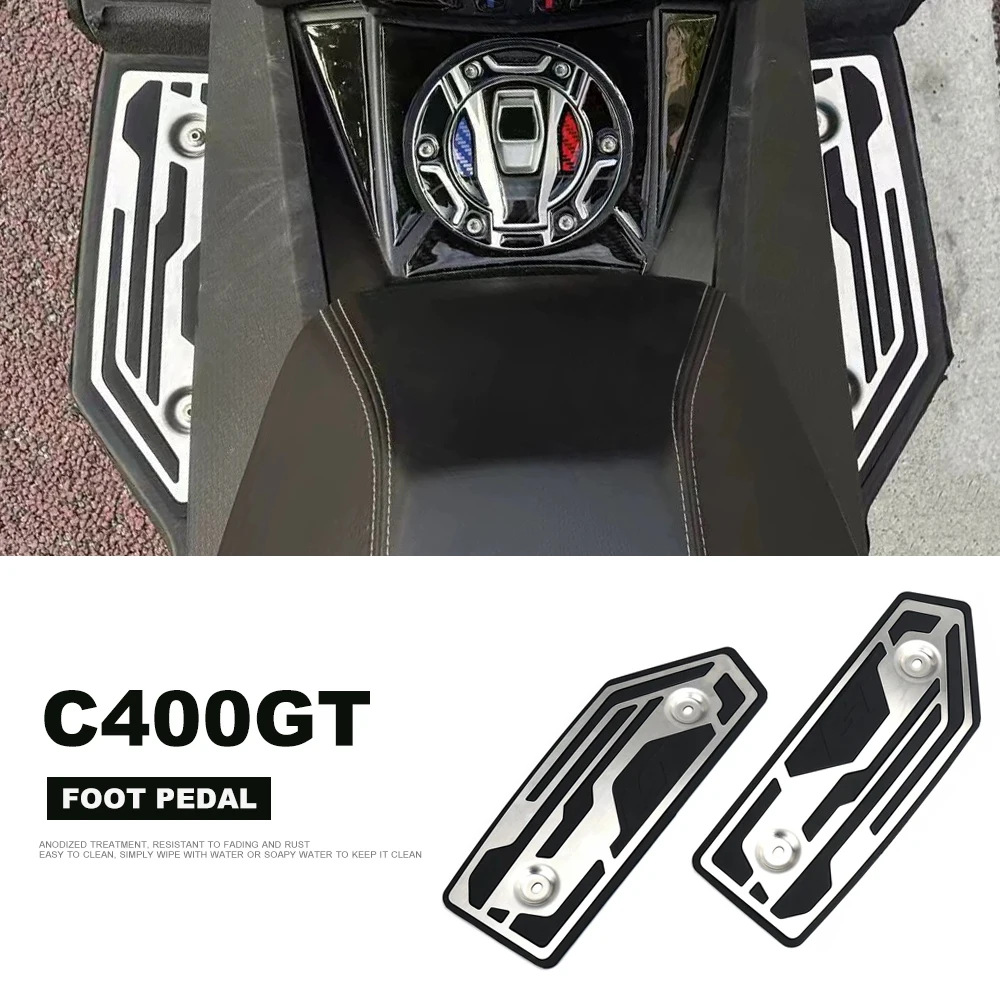 

Motorcycle Accessories Foot Pedal Footrest Footboard Step For BMW C400GT C 400 GT C400 GT C400X 2025 Footpad Pedal Foot Pegs