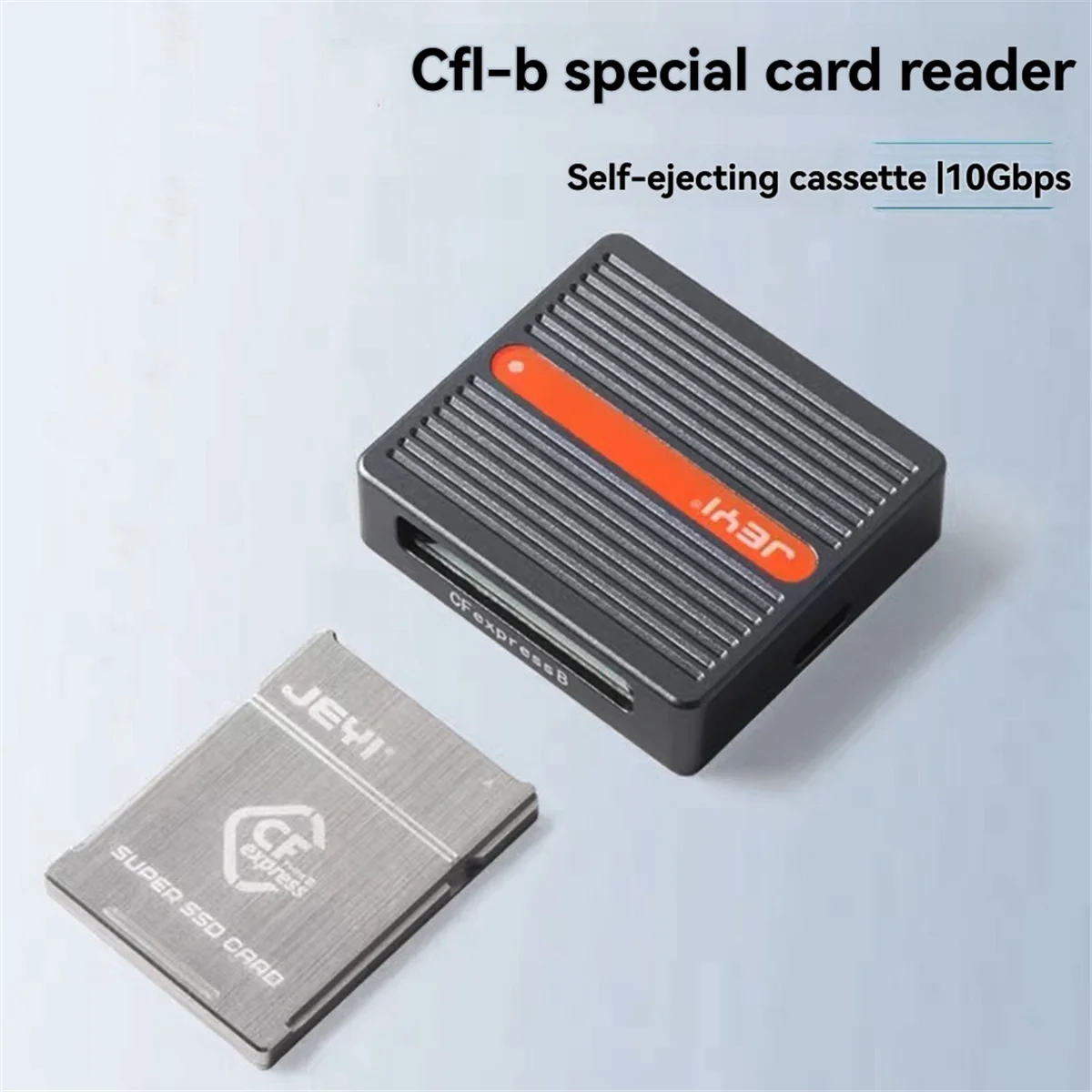 【تخفيضات سريعة!】 قارئ بطاقات CFexpress-B بسرعة 10 جيجابت في الثانية USB 3.2 Gen 2 قارئ بطاقات ذاكرة مزدوج الاستخدام للهاتف الخلوي