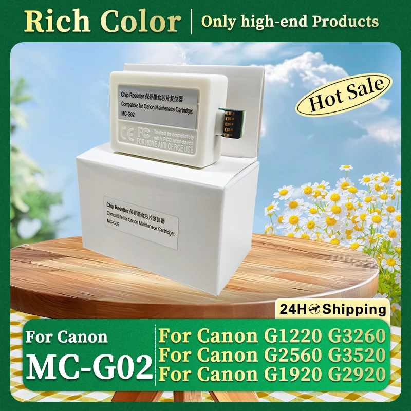 

MC-G02 Ink Maintenance Box Chip Resetter For Canon G2160 G3160 G1220 G2260 G3260 G1420 G2420 G2460 G3420 G3460 G1520 G2520 G2560
