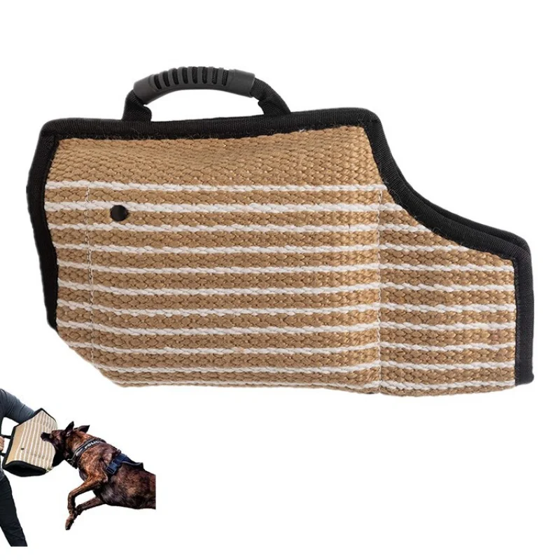 

New Dog Training Bite , Yellow Hemp German Shepherd and Malinois, Tear-Resistant Professional Gear, Arm Guard