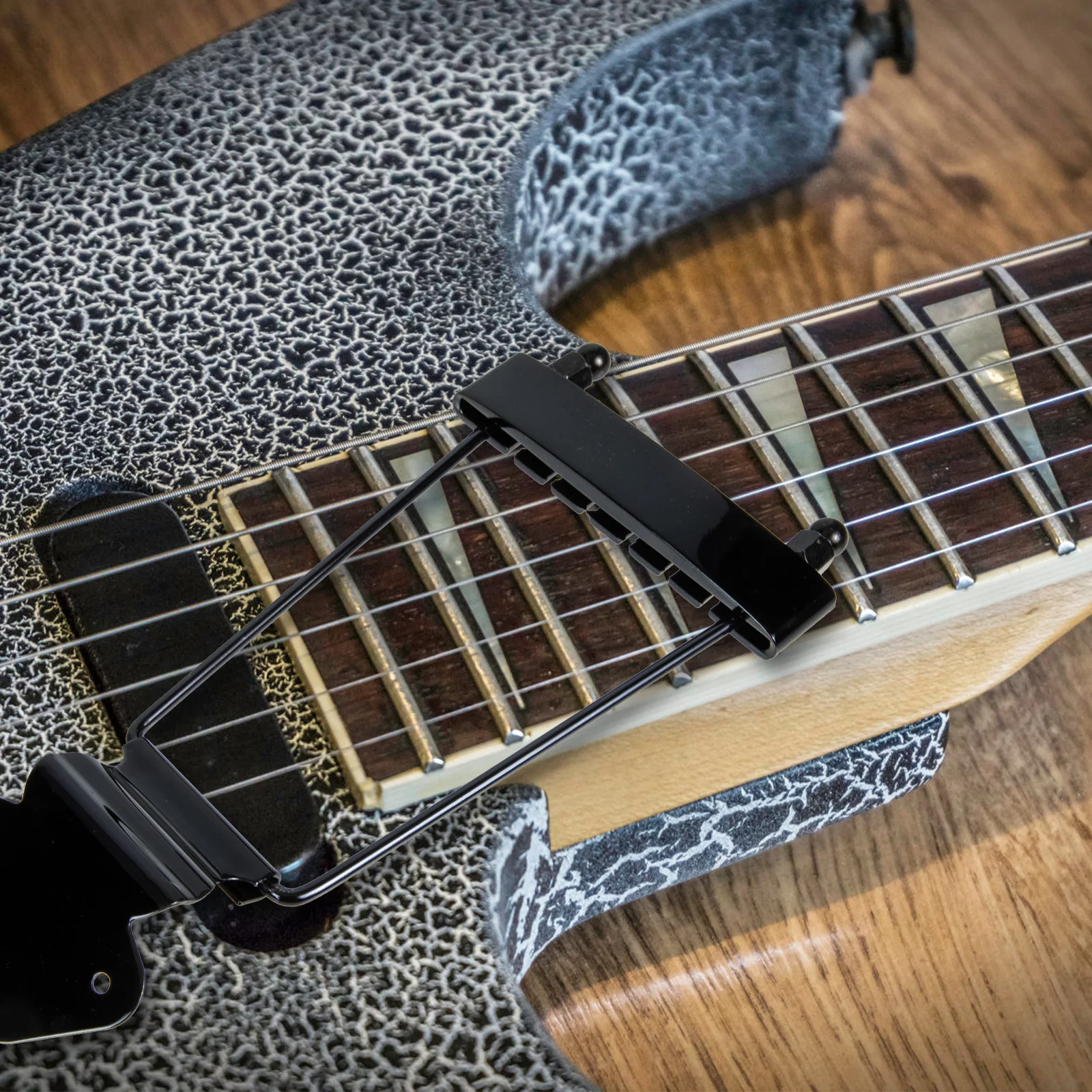 

1Set Guitar String Board Durable Professional Replacement Easy Install Useful Electric Guitar Bridge Accessory