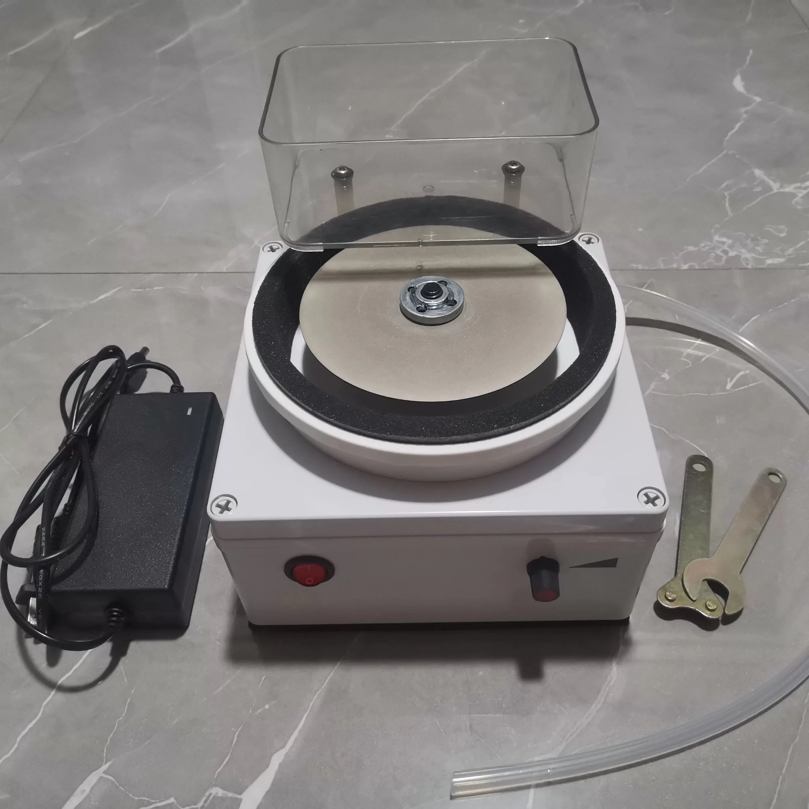 Portable Adjustable Speed Grinder/gemstone Grinding 125mm Diamond Grinder 0-5000RPM Electric Waterproof Grinding Machine