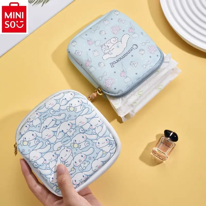 MINISO-Bolsa portátil bonito dos desenhos animados, grande capacidade de armazenamento, Sanrio, Jade, Guigou