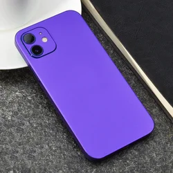 Colorful Matte Skins Film Wrap Skin Phone Back Sticker For iPhone 14 Pro Max 14 Plus 13 Pro 12 Mini SE 2020