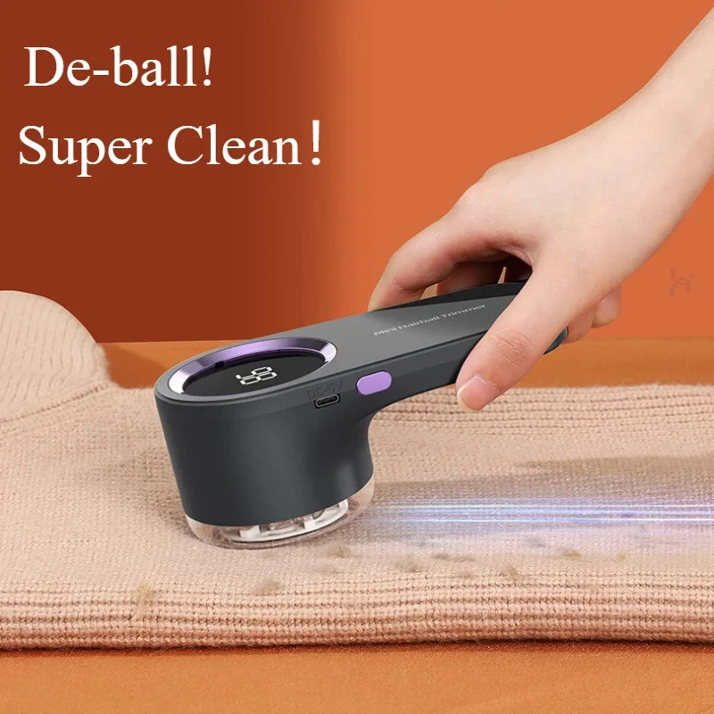 Rechargeable Pellet Fabric Shaver Electric Lint Remover Clothing Clothes Fluff Remover Portable Smart Hair Balls Fuzz Removers