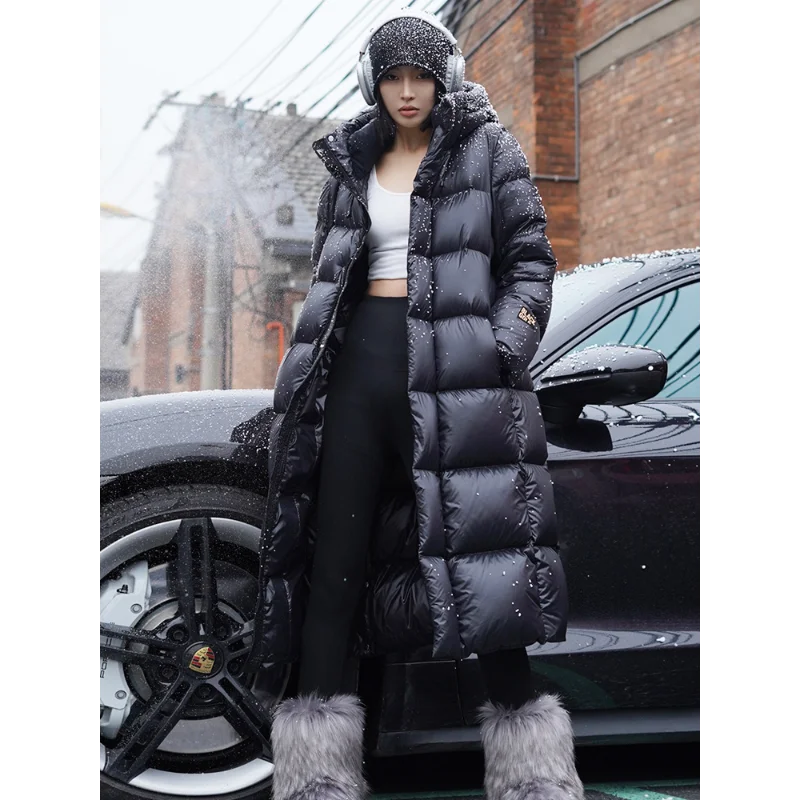 Long Winter Coat Female Winter Jackets Woman 2024 Fashion Casual Parka Warm Ultra-thick Outerwear Hooded Windproof Women Jacket