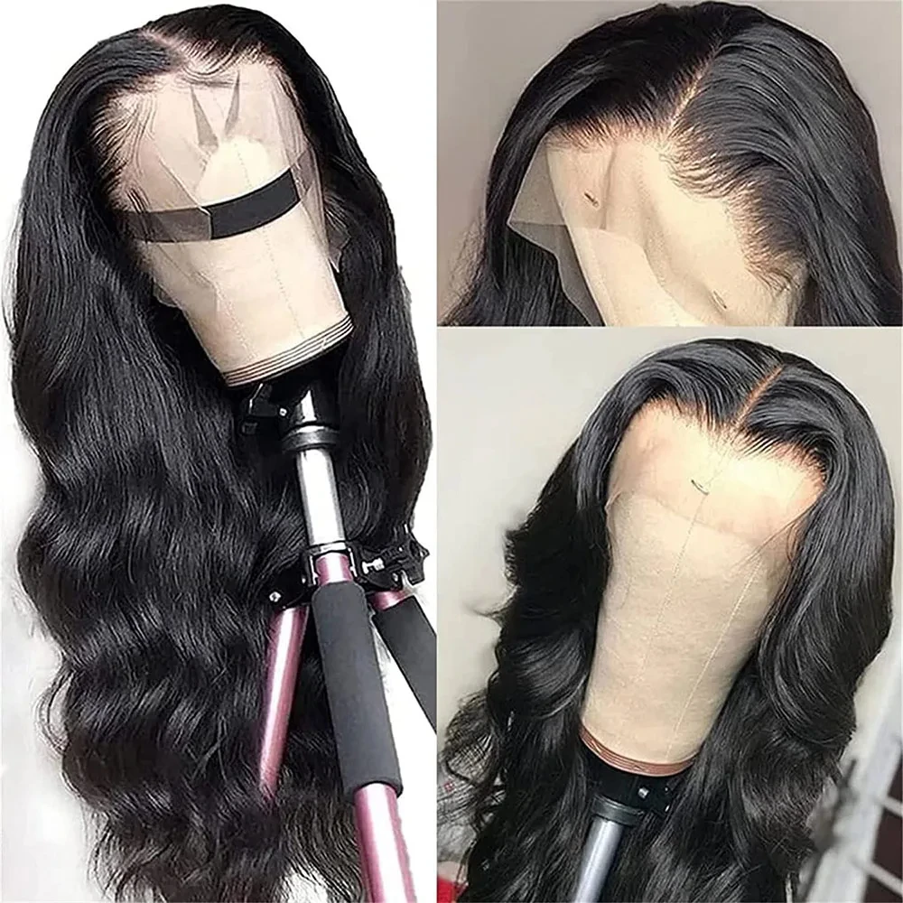 13x4 Lace Frontal Wig Body Wave Human Hair Wig Transparent 13x6 Lace Front Guleless Human Hair Wig Remy Human Hair Wig For Woman