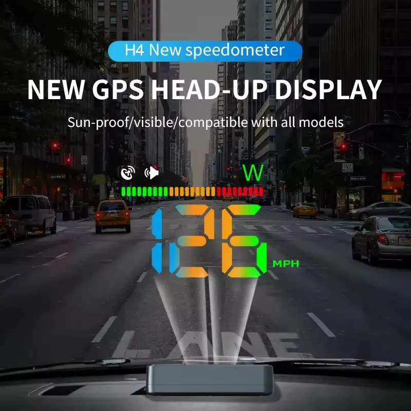 

Head Up Display Car HUD GPS Universal Digital Speedometer KM/H MPH Windshield Projector Speed Alarm Auto Electronic Device