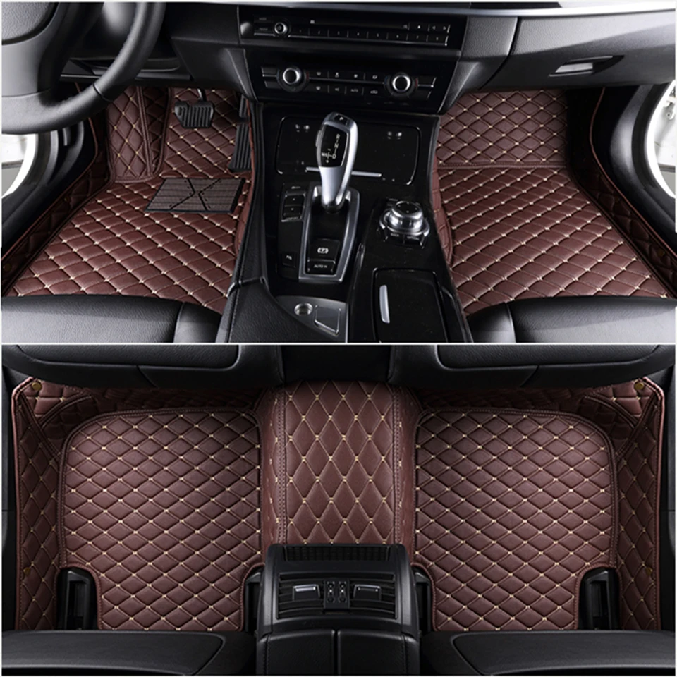 Custom Car Floor Mats For BMW X1 E84 2009 2010 2011 2012 2013 2014 2015 Year Auto Interior Details Car Accessories Carpet