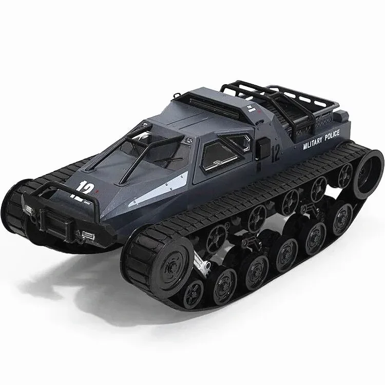 1:12 Tank Cross-border Remote Control Car Simulation Ev2 Off-road High-speed Tracked Drift Armored Vehicle Climbing Boy Toy New