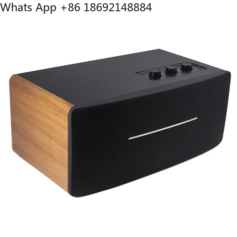 D12 Wireless Bluetooth Wooden Speaker Subwoofer Integrated Stereo