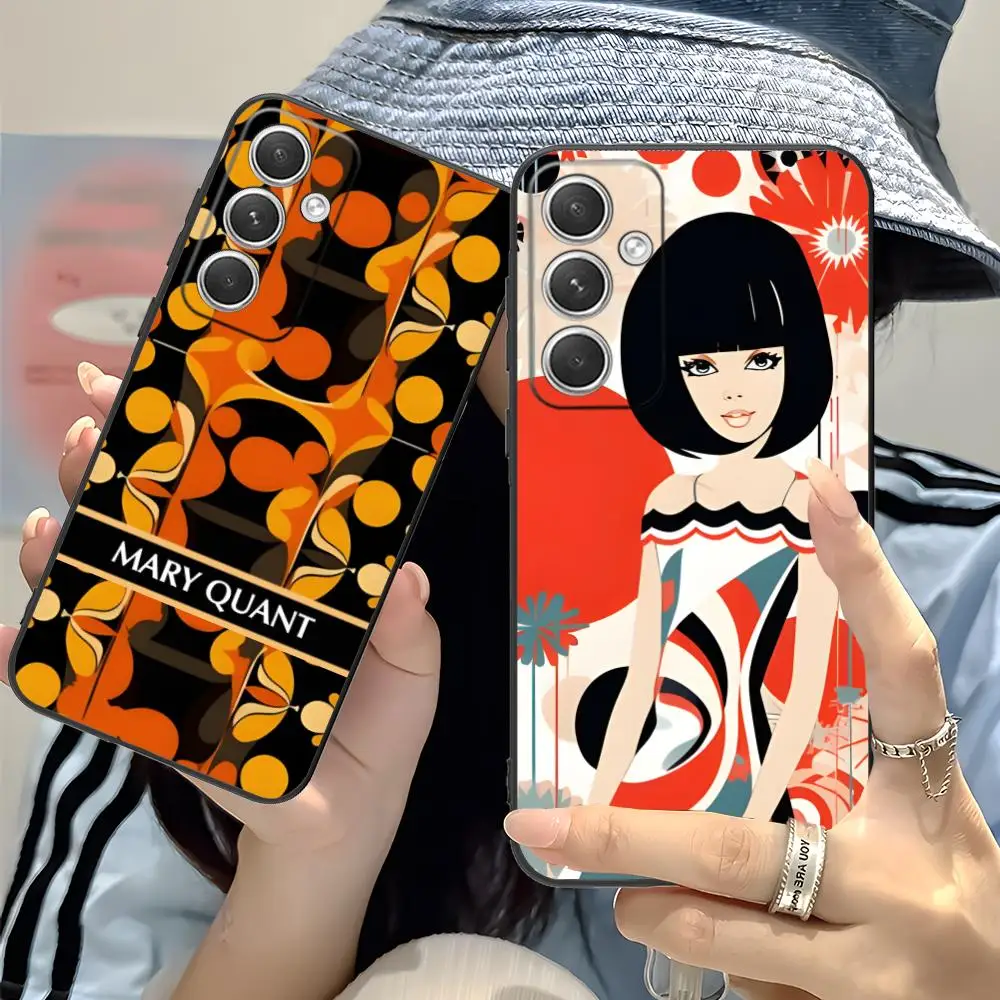 Quant Mary Mobile Cell Phone Case for Samsung Galaxy S25 S24 S23 S22 S21 S20 Note20 Plus FE Ultra Colour Cover Luxury Cellphones