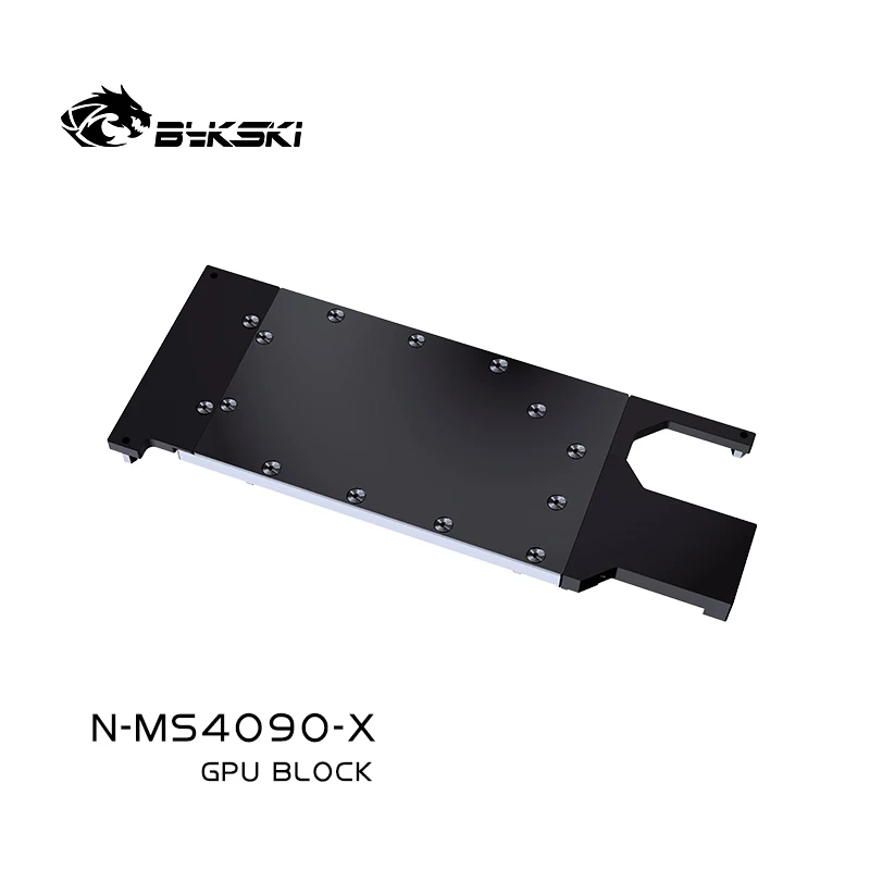 Bykski GPU Water Block for MSI RTX 4090 Turbo Graphics Card Water Cooling All Metal Copper Radiator Block N-MS4090-X