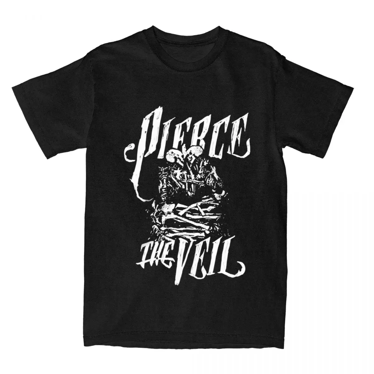 Camiseta da banda de rock Pierce The Veil, camiseta gráfica masculina e feminina, manga curta, roupas plus size