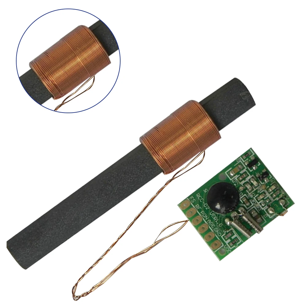 Sleek JJY Receiver Module with Integrated Antenna Perfectly Tuned to Capture 40/60KHz Time Signals Efficiently