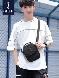 GOLF shoulder messenger bag men's small bag mini chest bag mobile phone bag casual tide brand light backpack bag