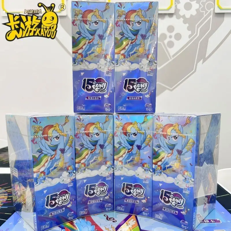 

Genuine KAYOU My Little Pony Card Friendship Eternal Card Moon Bag 8th Bullet Collectible Cards Anime Cute Toys Child Gifts